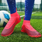 RED Quality Soccer Cleats Mbappe & Ronaldo Style Boots FG TUrf - The GoatFind