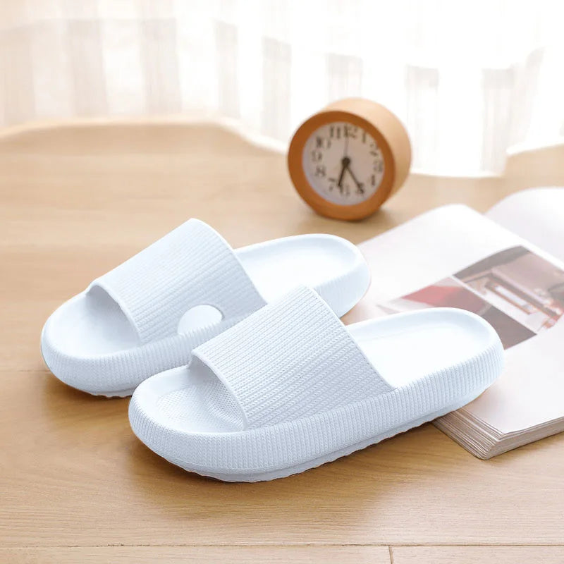 Bronx Premium Thick Pilow | Cloud Slides Slippers Platform Soft Sandal