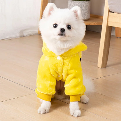Cute Dog Holiday Costumes Jacket for Small/Medium/Large Dogs/Cats Clothes Soft Warm - The GoatFind