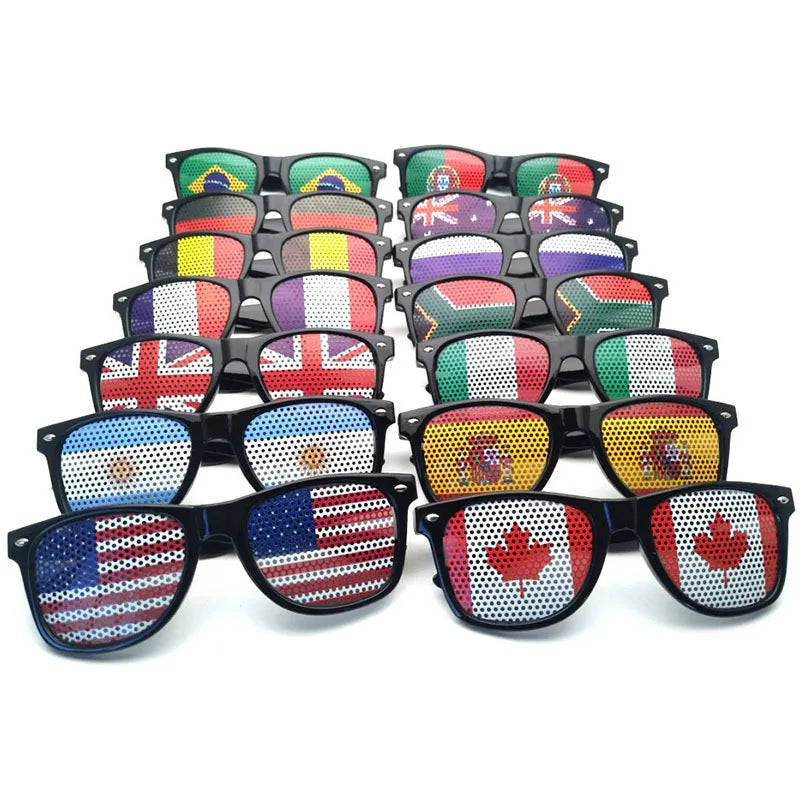 Countries/National Flag Fan Sun Glasses/Eyeglasses/Goggles Black Frame