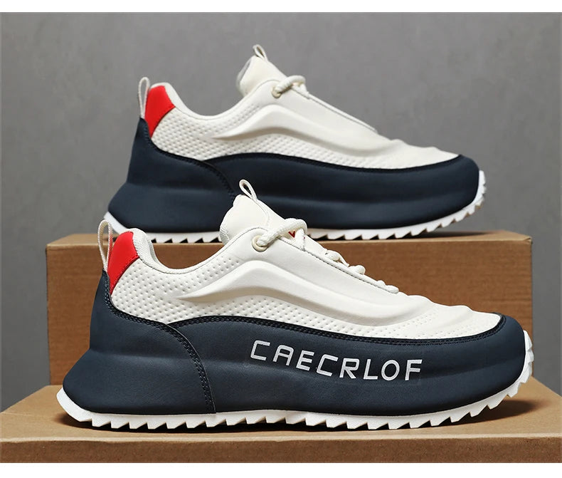 CAECRLOF Men's Chunky Sneakers Casual Fashion Shoes