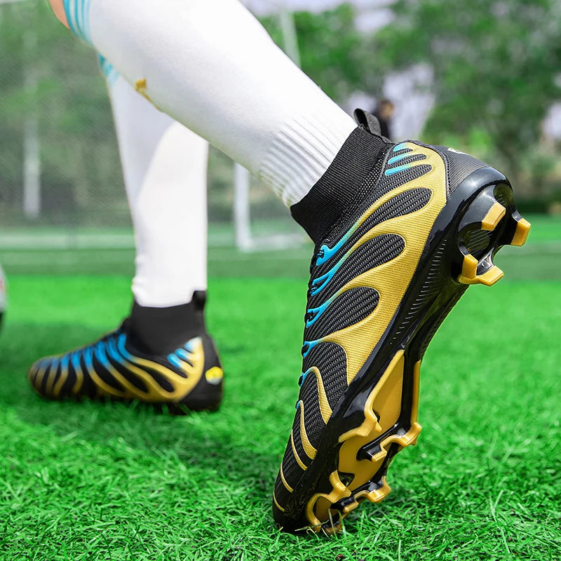 Cristiano Ronaldo Style Mercury Super Sly Soccer Cleats/Shoes High-top - The GoatFind