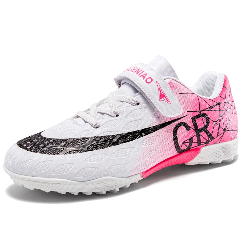 New Ronaldo Kids Soccer Cleats/Shoes/Boots Boy Girl futbol CR7 Youth
