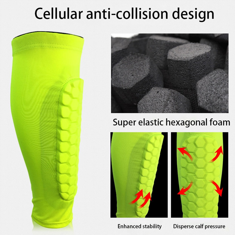 Anti Collision Soccer Shin Guard Pad For Kids/Youth/Adult Compression Sleeve leg guard Shinguard