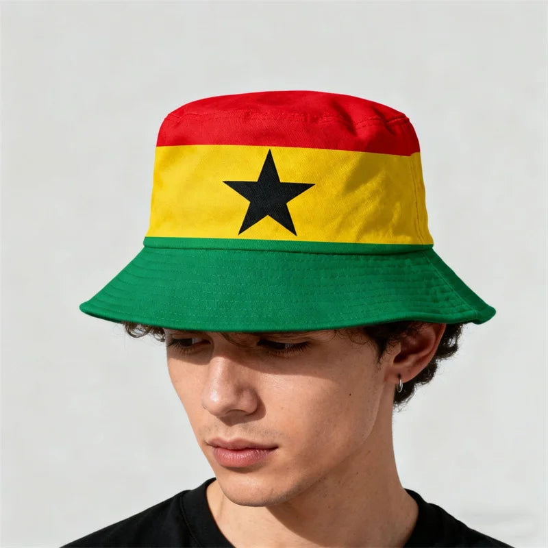 2026 Soccer World Cup National Flag Bucket Hat Reversible Sun Hat