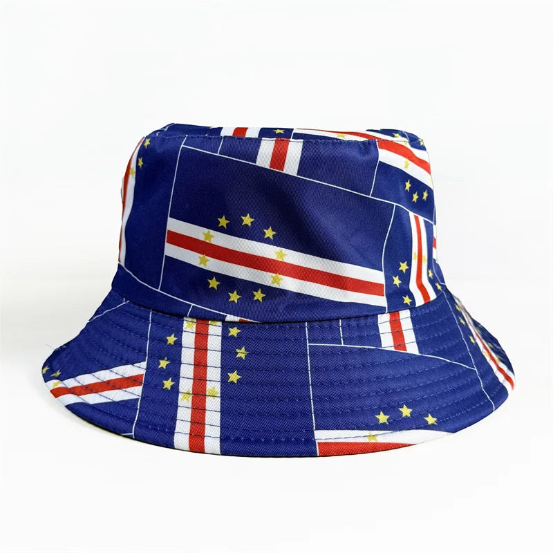 2026 Soccer World Cup National Flag Bucket Hat Reversible Sun Hat