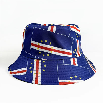 National Flag Bucket 2026 Soccer World Hat Reversible Sun Hat Cup