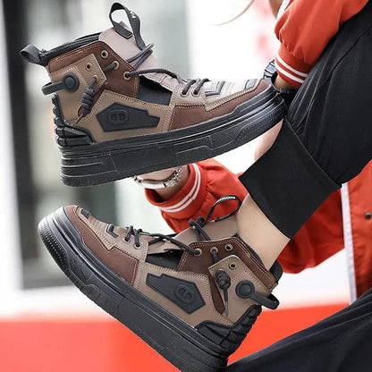 Giovanni Renzo Mens High Top Designer Sneakers/Thick Platform Sole Shoes - The GoatFind