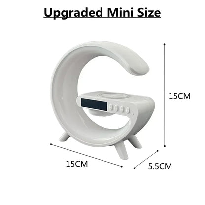 Multifunction IPhone/Samsung Wireless Charger/Phone Charging Station wt Clock - The GoatFind