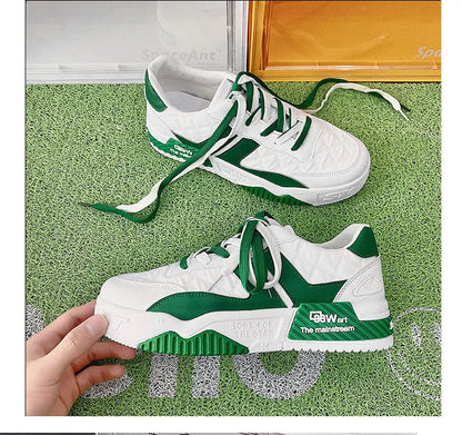 Renzo Premium Two Tones Designer Sneaker Skater Shoes - The GoatFind