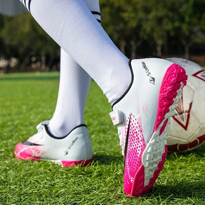 Kids Youth Soccer Cleats/Football Training Turf Shoes - The GoatFind