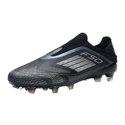 Lamine Yamal Style Laceless Soccer Shoes Cleats FG TF Youth Adult