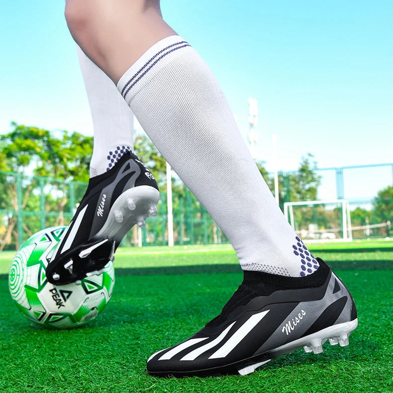 Messi Style Craze Fast Laceless Low Cut Hype Soccer Cleats/Shoes FG TF - The GoatFind