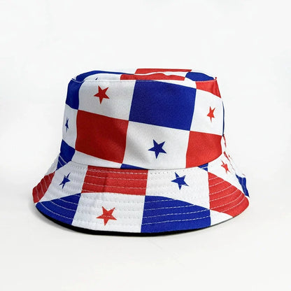 National Flag Bucket 2026 Soccer World Hat Reversible Sun Hat Cup