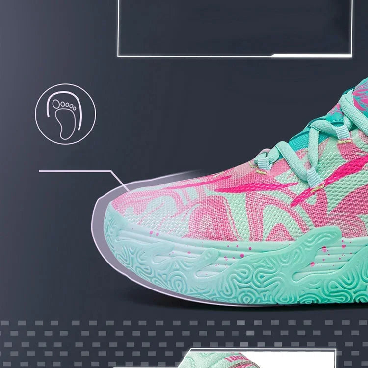 Bare Toxic "Neon Flux" High-Top Basketball Shoes -Newest Sports Sneakers