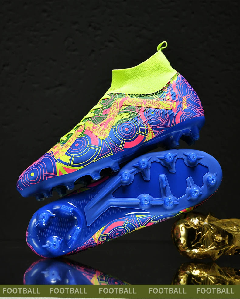 Premium Neymar Design Soccer Shoes Cleats FG AG Turf - The GoatFind