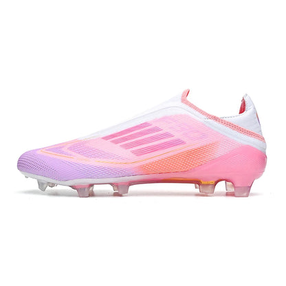 Laceless Soccer Cleats Messi/Salah/Yamal F50 Style Shoes Without lace Youth - The GoatFind