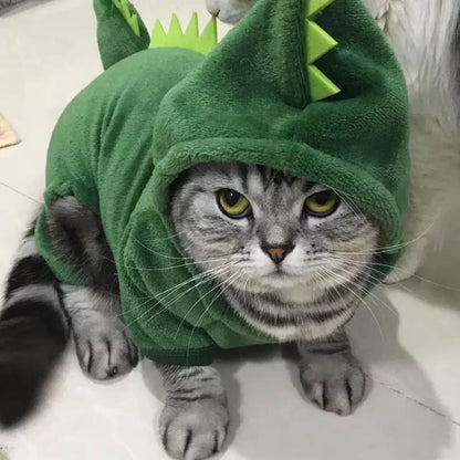 Barky Small Dog Clothes Jumpsuits/Cat Soft Warm Costume - The GoatFind