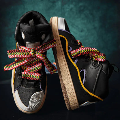 Apex Runners Sneaker Shoes-Thick Laced 2025 Fashion Street Style High Tops - The GoatFind