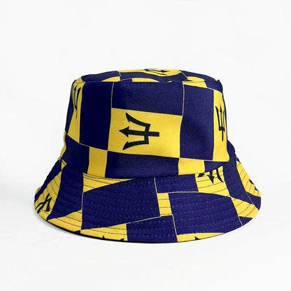 National Flag Bucket 2026 Soccer World Hat Reversible Sun Hat Cup