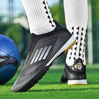 Laceless Soccer Cleats Messi/Salah/Yamal F50 Style Shoes Without lace Youth - The GoatFind