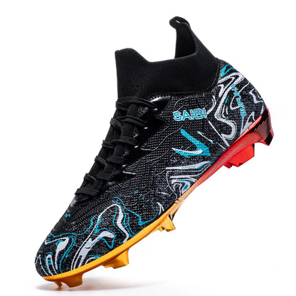 Premium Gold Metal Plated Bottom Soccer Cleats Ronaldo Messi Shoes Style - The GoatFind