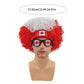 World Soccer/Football Fans Wig Cap Headdress for Kids Adults Cup 2026