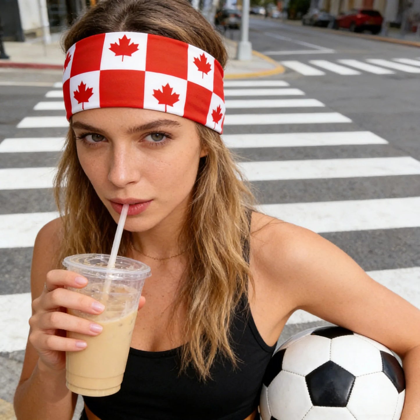 International Football Fan Support Headband - High Elastic Sports Bandana
