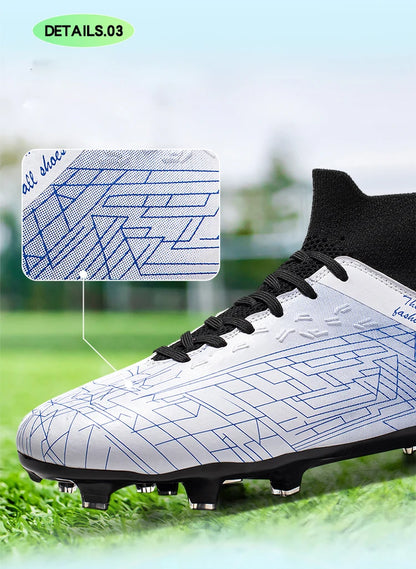Premium Lionel Messi Style Gold Soccer Shoes TF/FG football Cleats Youth - The GoatFind