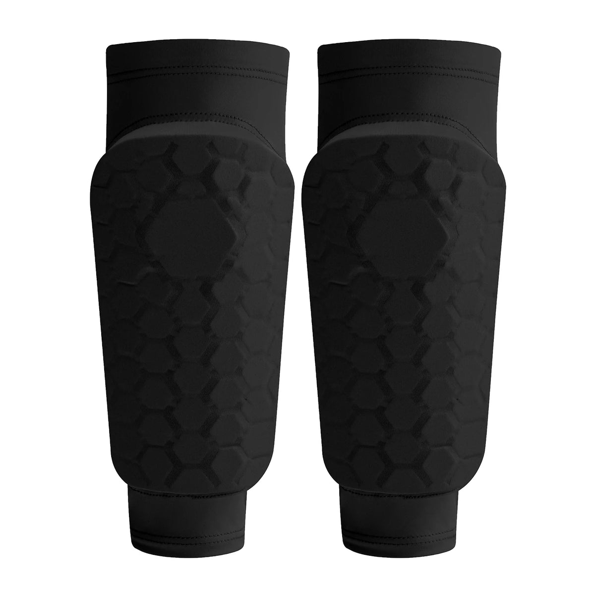 Kids Soccer Shin Guard Sleeves | Non-Slip Honeycomb Calf Protectors