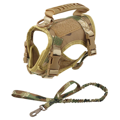 Dog Harness & Leash Set For Small Dog/Cats K9 Vest/Service Working Training - The GoatFind