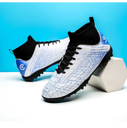 Premium Lionel Messi Style Gold Soccer Shoes TF/FG football Cleats Youth - The GoatFind