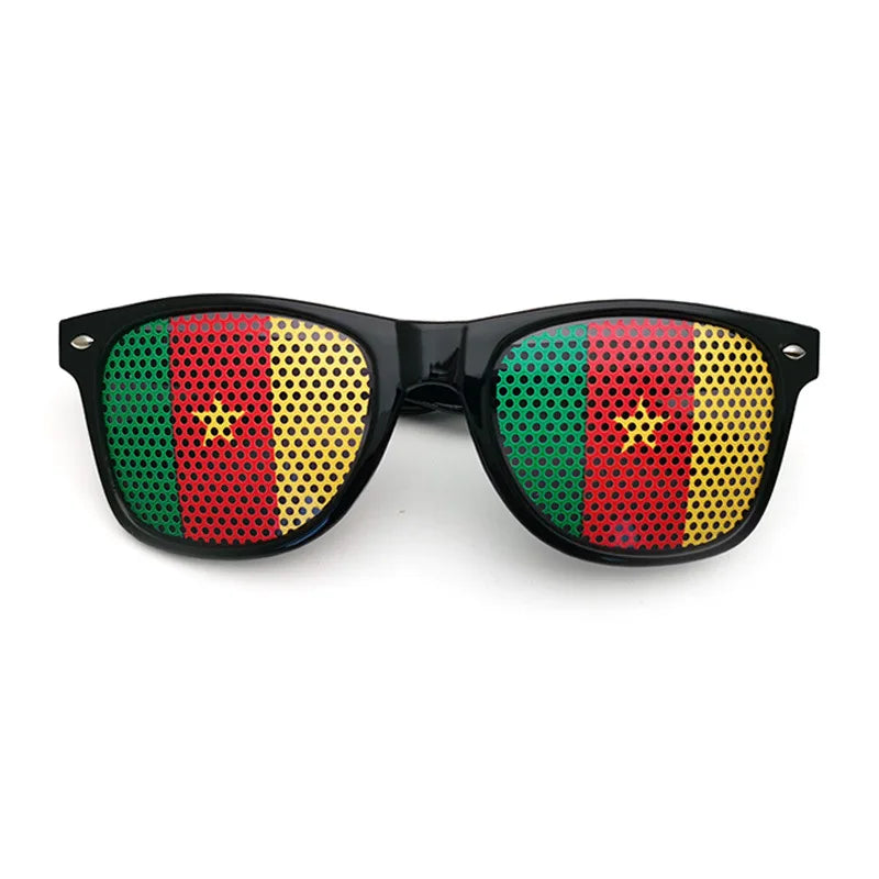 Countries/National Flag Fan Sun Glasses/Eyeglasses/Goggles Black Frame