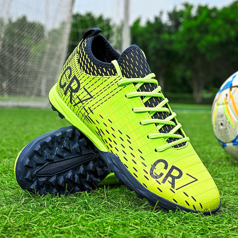 Ronaldo Style CR7 High top Best Soccer Cleats Shoes Youth/Kids Indoor/Outdoor