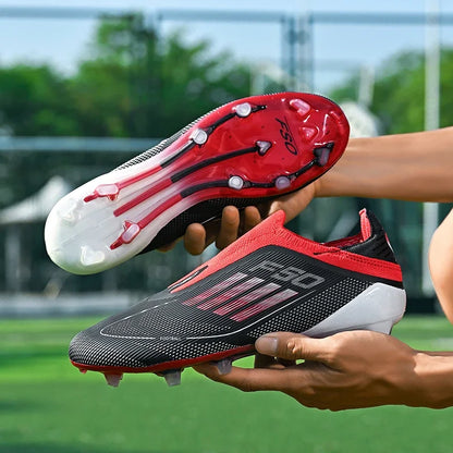 Laceless Soccer Cleats Messi/Salah/Yamal F50 Style Shoes Without lace Youth - The GoatFind