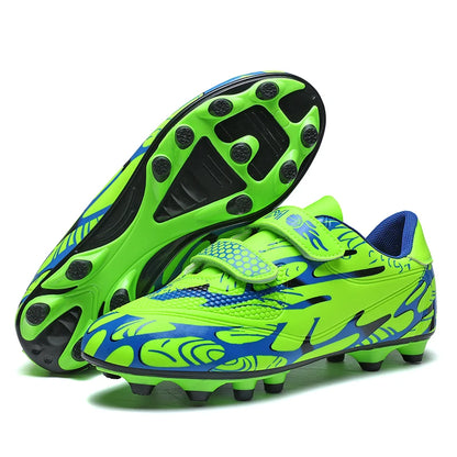 Kids Messi Style Soccer Shoes/Cleats Outdoor Boys Girls FG Boot - The GoatFind