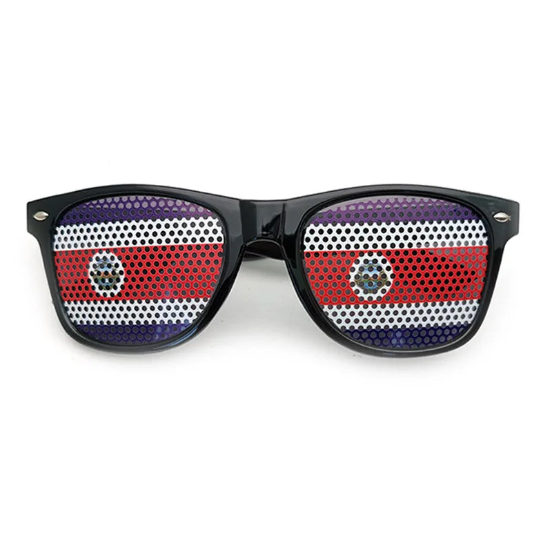 Countries/National Flag Fan Sun Glasses/Eyeglasses/Goggles Black Frame