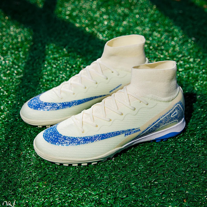 New Kylian Mbappe Style Soccer Cleats/Super High-quality TF/FG Fly Shoes