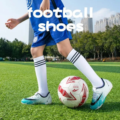 Kids Youth Soccer Cleats/Football Training Turf Shoes - The GoatFind