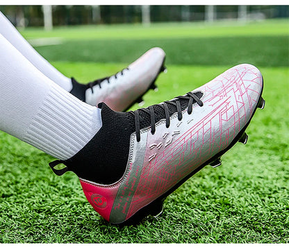 Premium Lionel Messi Style Gold Soccer Shoes TF/FG football Cleats Youth - The GoatFind
