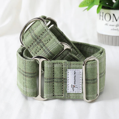 Italian Greyhound/Whippet Martingale Adjustable patterned Dog collar - The GoatFind
