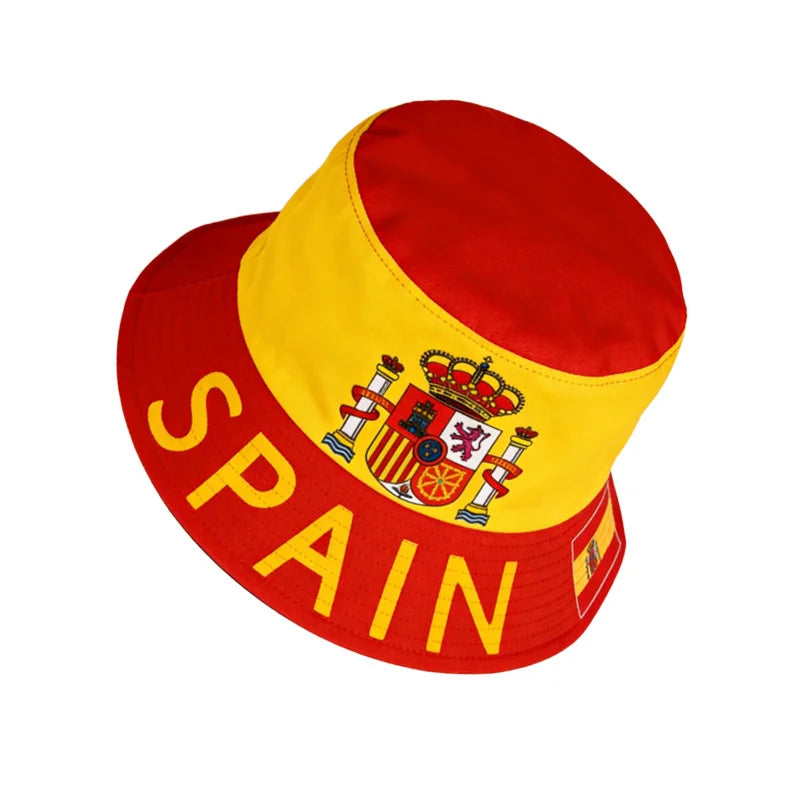 2026 Soccer World Cup National Flag Bucket Hat Reversible Sun Hat