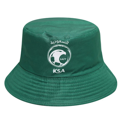 National Flag Bucket 2026 Soccer World Hat Reversible Sun Hat Cup