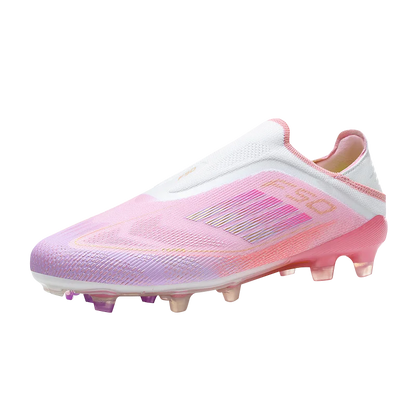 Lamine Yamal Style Laceless Soccer Shoes Cleats FG TF Youth Adult