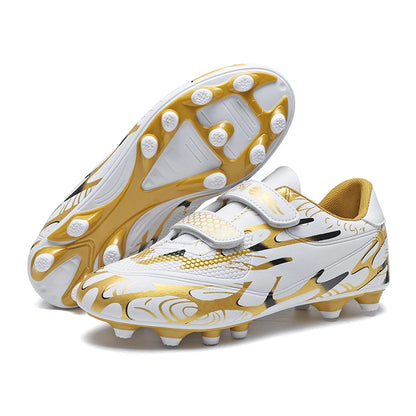 Kids Messi Style Soccer Shoes/Cleats Outdoor Boys Girls FG Boot - The GoatFind