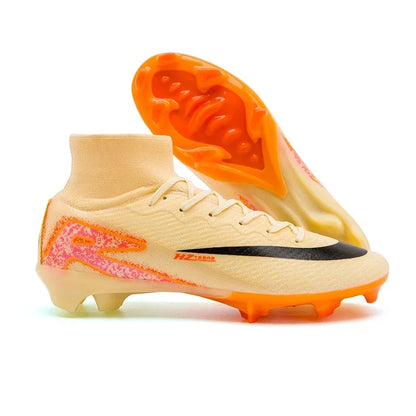 New Kylian Mbappe Style Soccer Cleats/Super High-quality TF/FG Fly Shoes