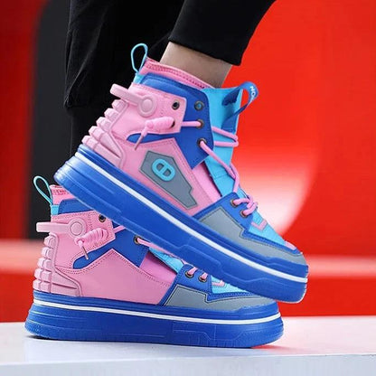 Giovanni Renzo Mens High Top Designer Sneakers/Thick Platform Sole Shoes - The GoatFind