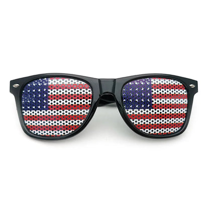 Countries/National Flag Fan Sun Glasses/Eyeglasses/Goggles Black Frame