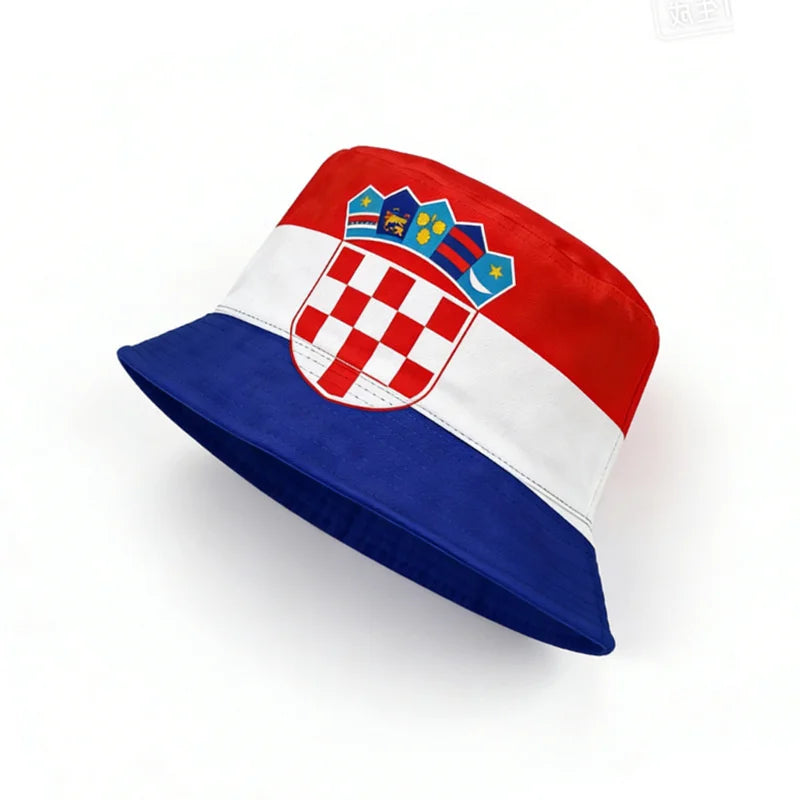 2026 Soccer World Cup National Flag Bucket Hat Reversible Sun Hat