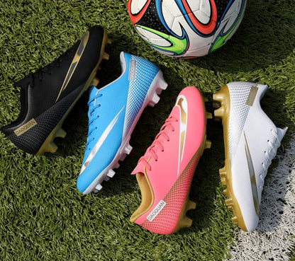 Low Ankle Messi/Ronaldo Light Soccer Shoes Cleats Adult/Youth/Kids FG TURF - The GoatFind